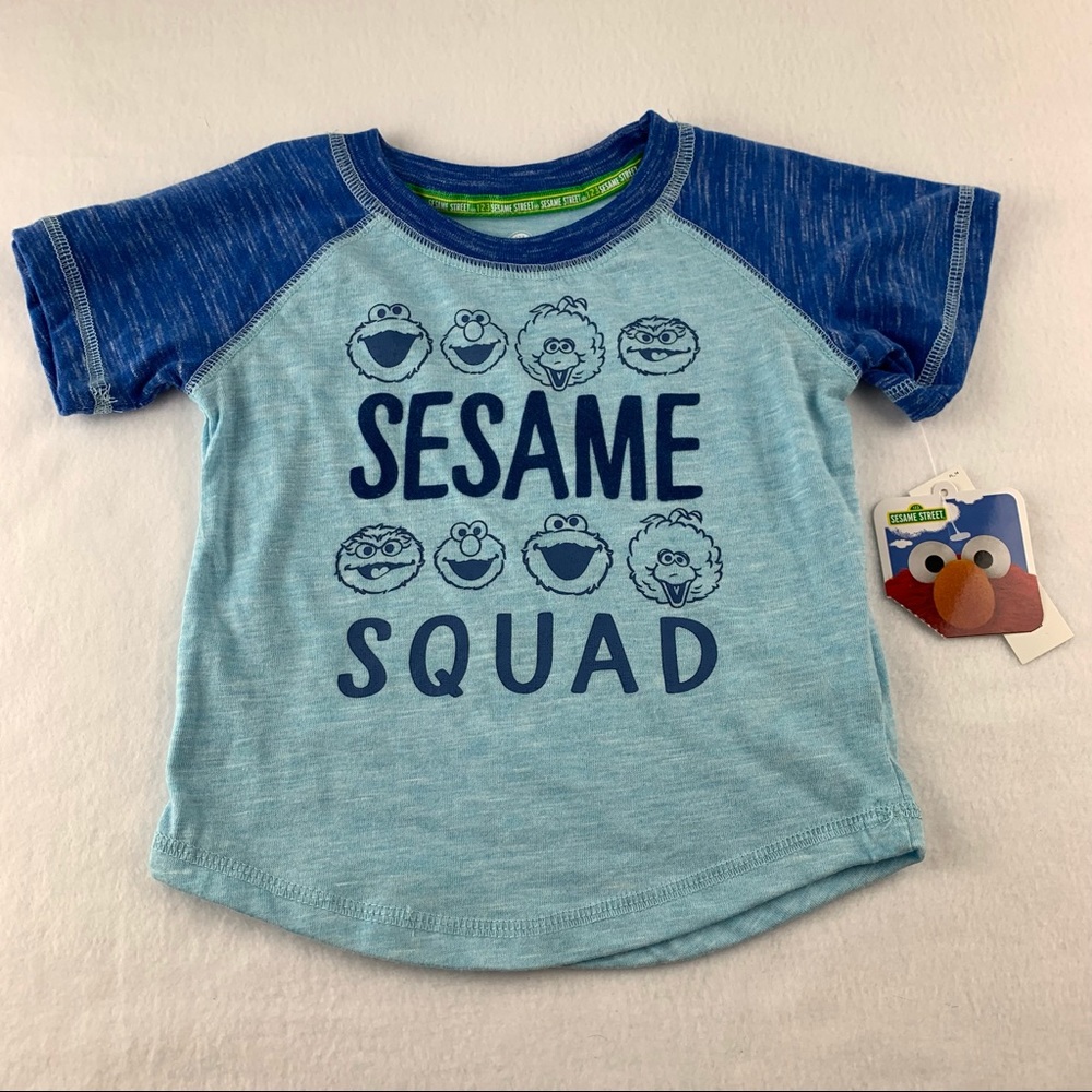 Sesame Street Squad Baby Shirt 18M Elmo Big Bird